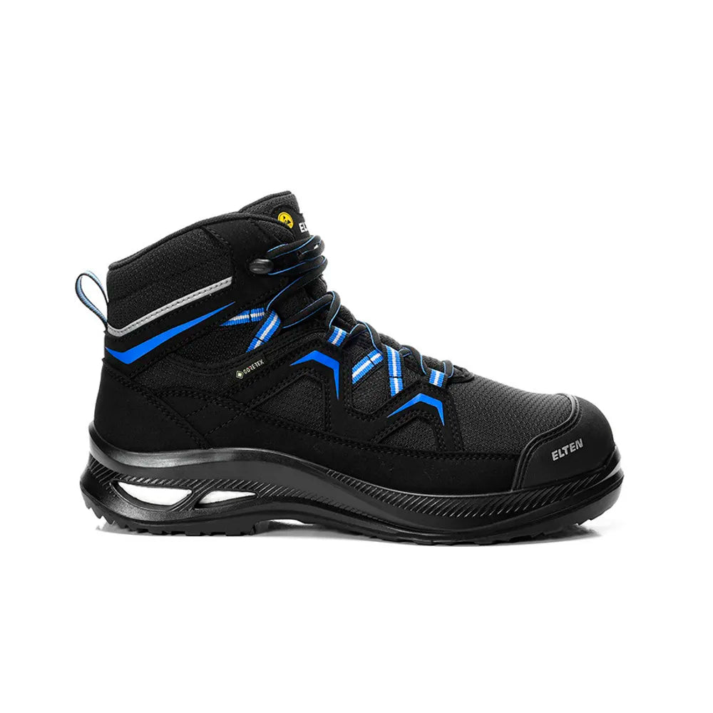 Elten Fry XXG Pro GTX Black-Blue Mid S3 Werkschoenen