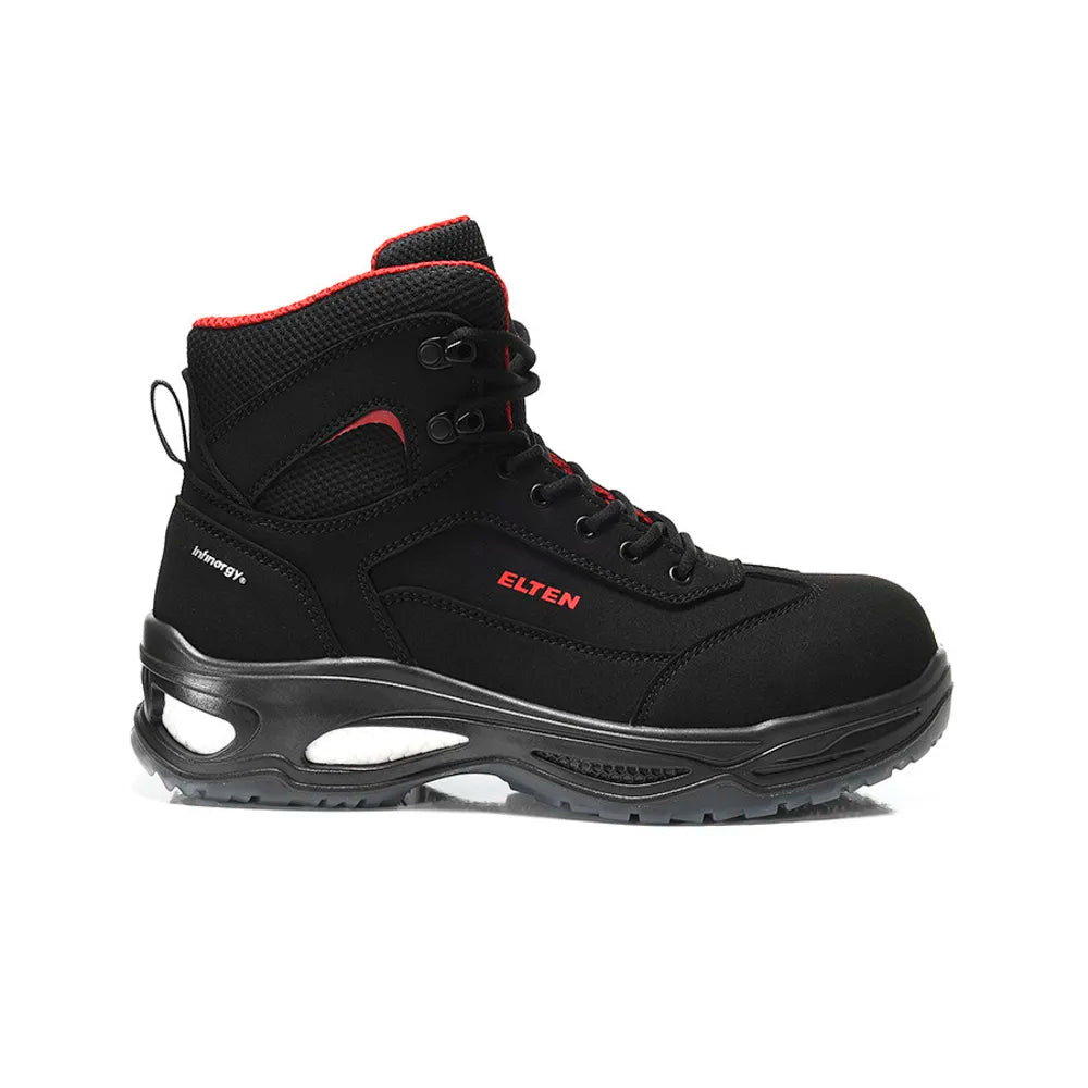 Elten Owen Black Mid S2 Werkschoenen