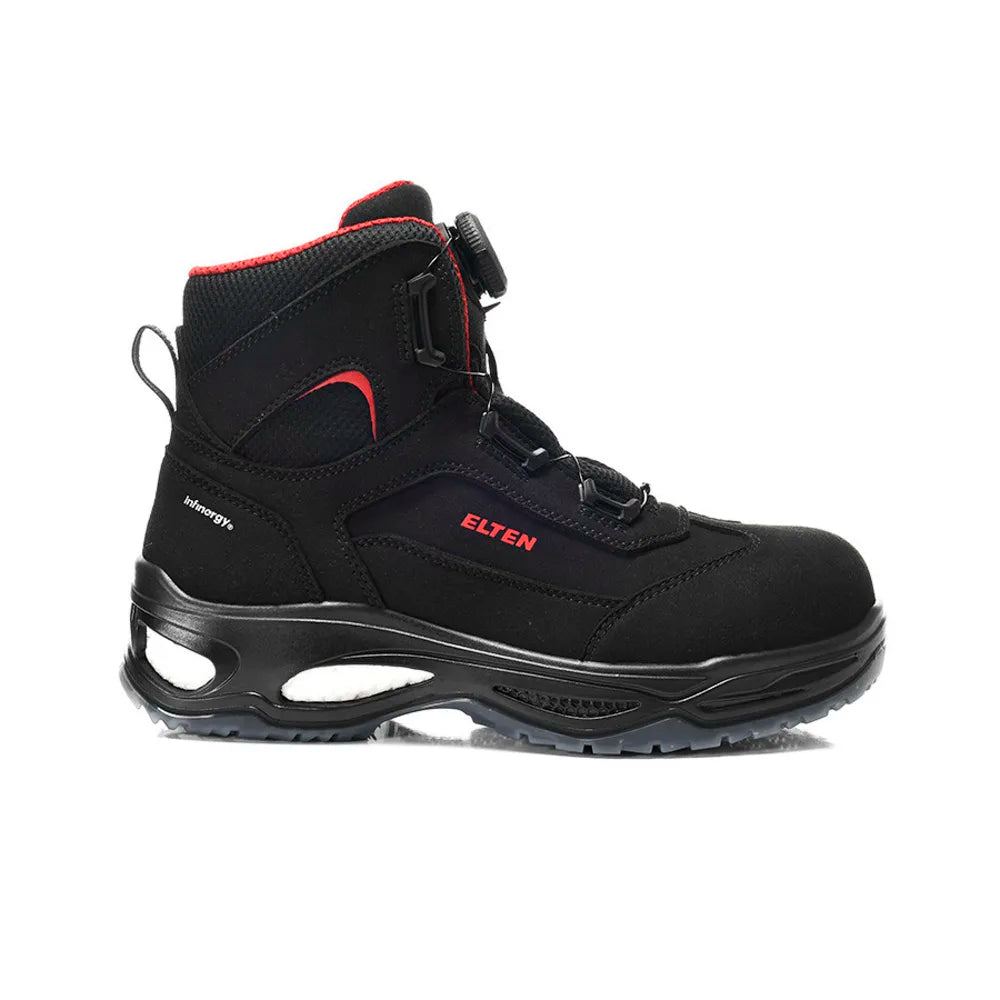 Elten Owen Boa Black Mid S2 Werkschoenen