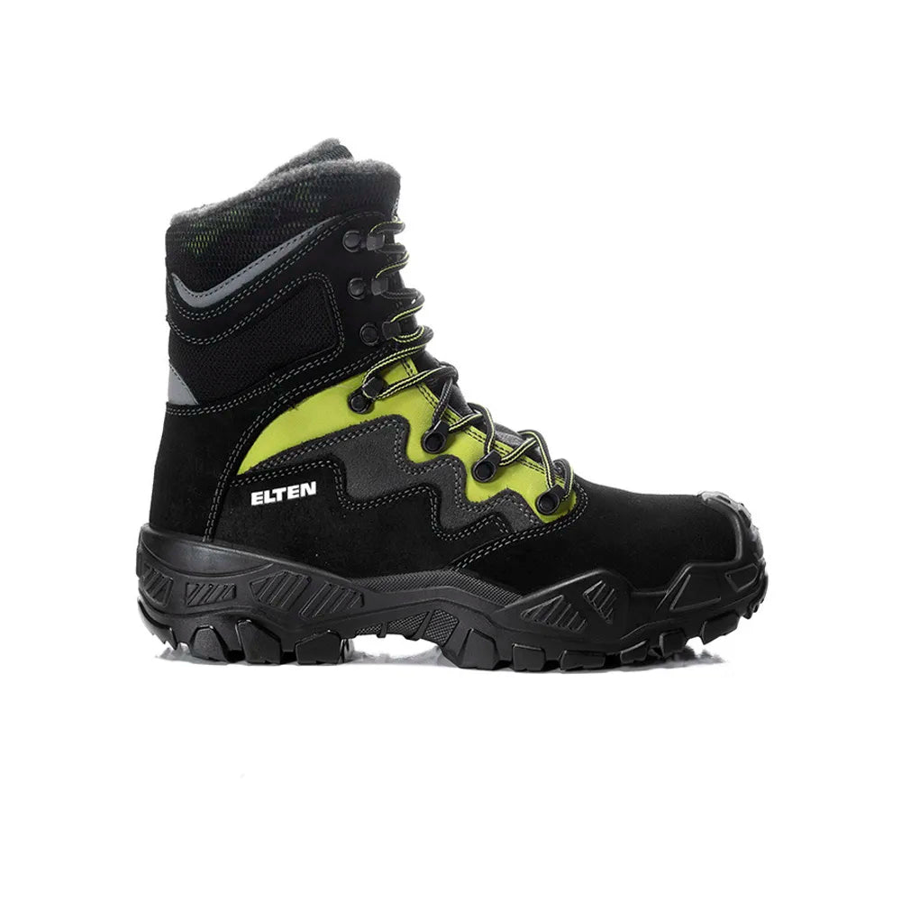 Elten Mick Black-Green High S3S Werkschoenen