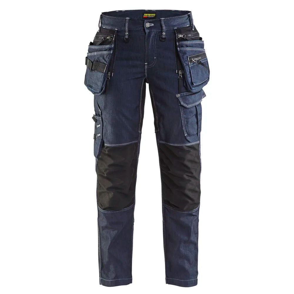 Blaklader 7990 1141 Dames Werkbroek Denim Stretch X1900 Marineblauw Zwart