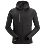 Snickers 8026 Flexiwork Polartec Power Stretch Hoodie Met Rits 0400 Black