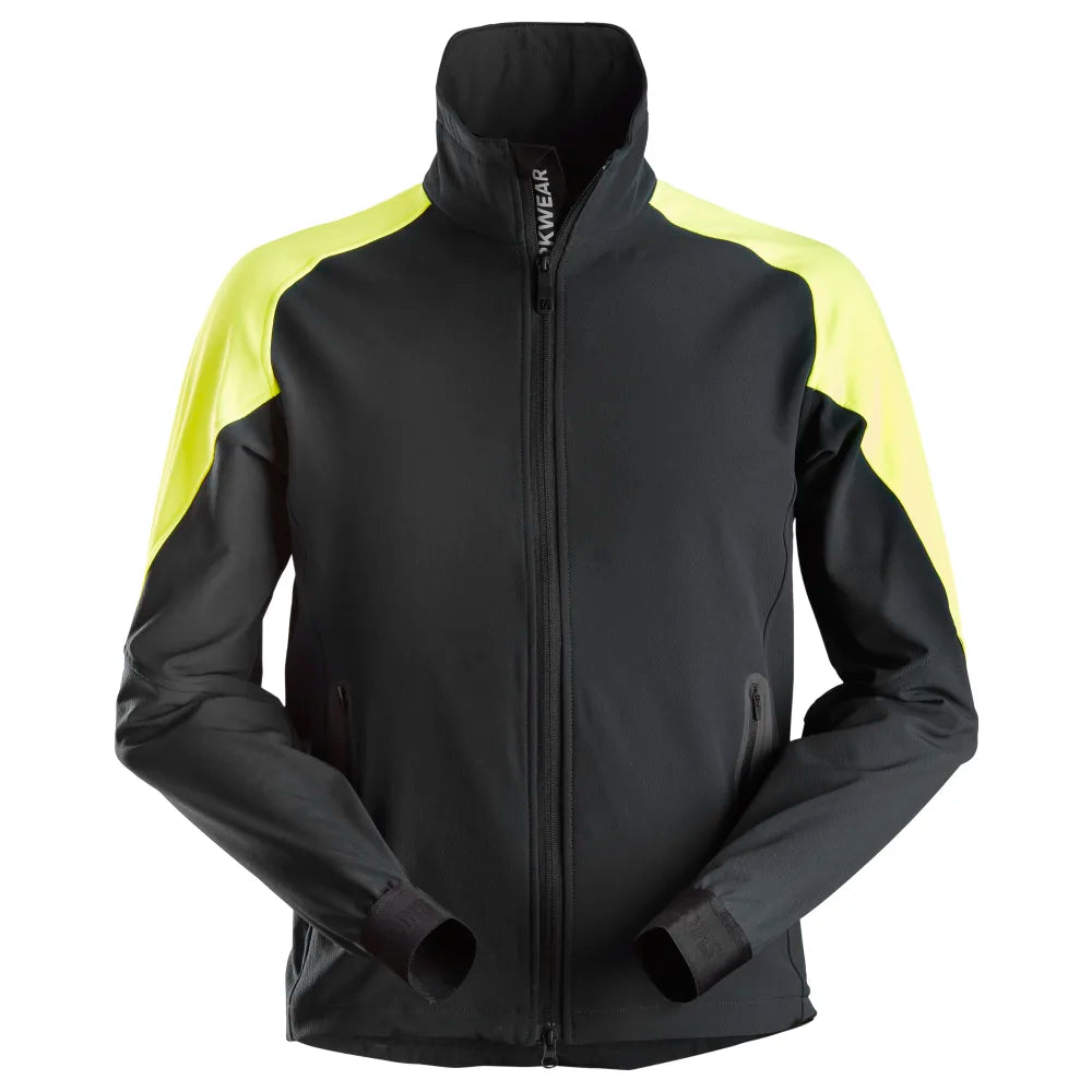 Snickers 8028 Flexiwork Neon Vest 0467 Black Neon Yellow