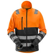 Snickers 8035 High-Vis Vest Met Rits Klasse 2 5504 High Visibility Orange Black