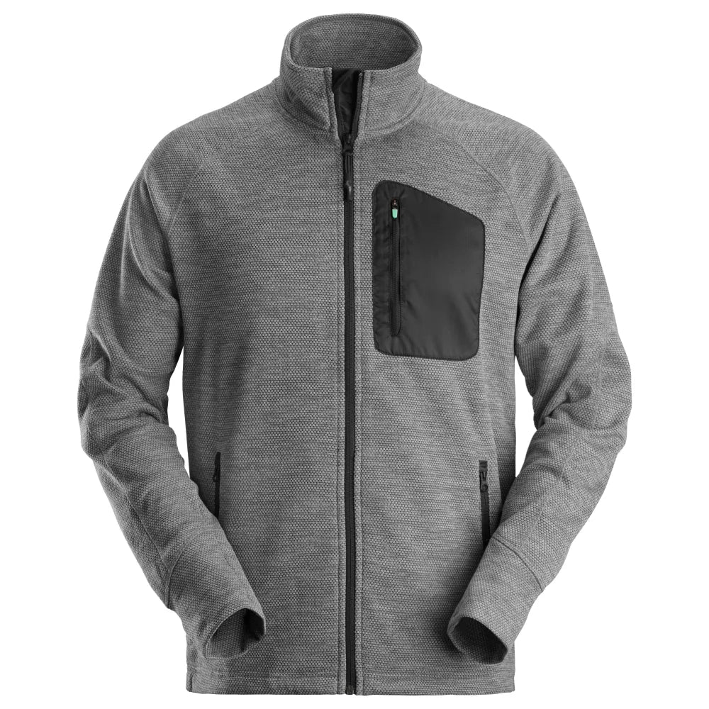 Snickers 8042 Flexiwork Fleece Vest 1804 Grey Black