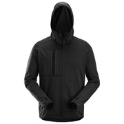 Snickers 8058 Allroundwork Fleece Hoodie Met Rits 0400 Black