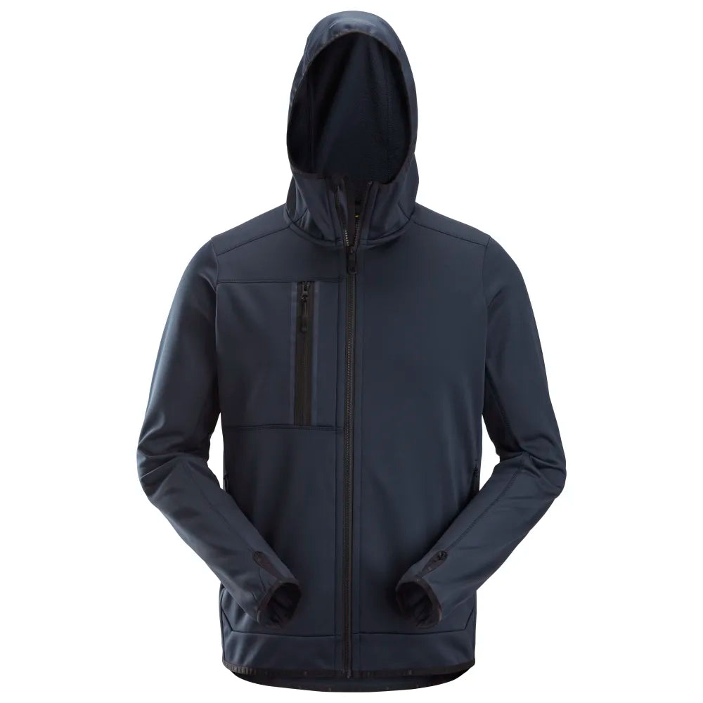 Snickers 8058 Allroundwork Fleece Hoodie Met Rits 9500 Navy