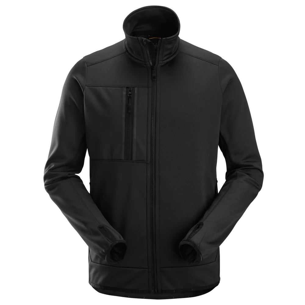 Snickers 8059 Allroundwork Fleece Vest Met Rits 0400 Black