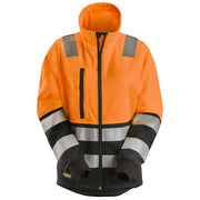 Snickers 8073 High-Vis Damesvest Met Rits Klasse 2 5504 High Visibility Orange Black
