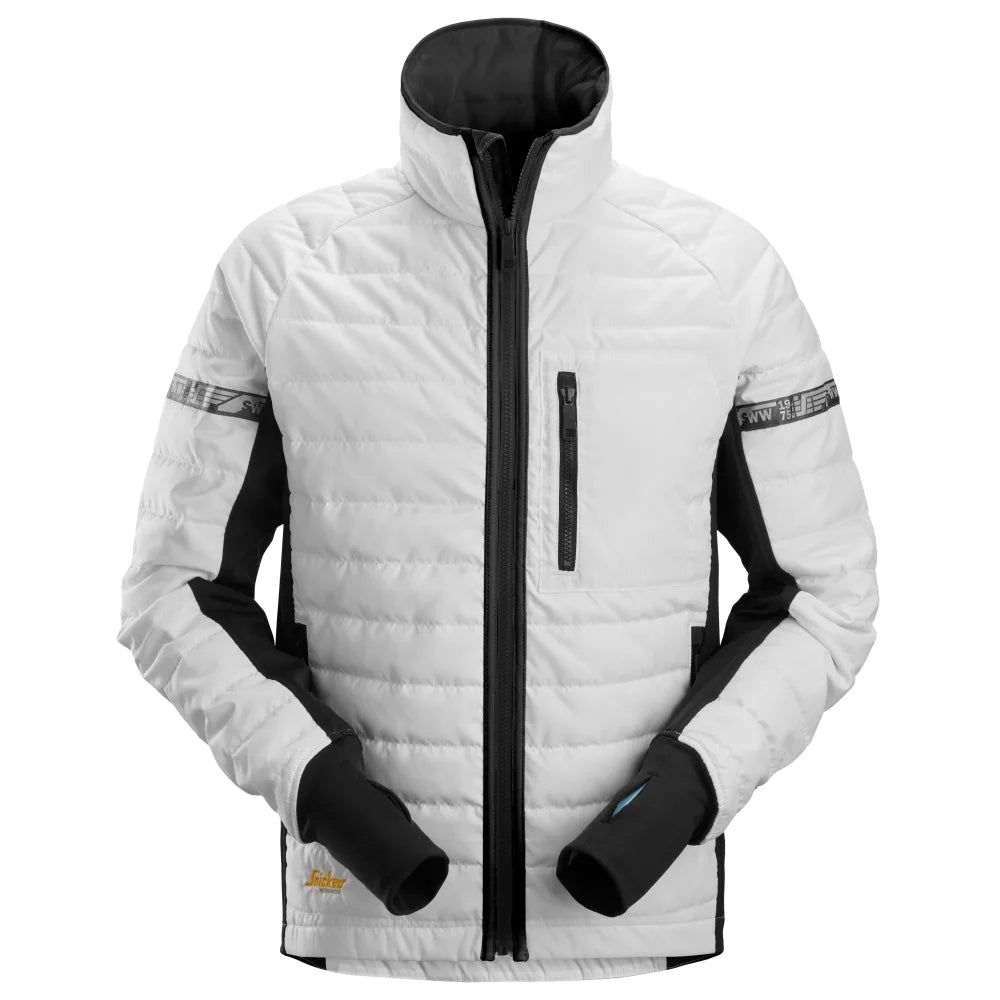 Snickers 8101 Allroundwork Geïsoleerd 37.5 Werkjack 0904 White Black