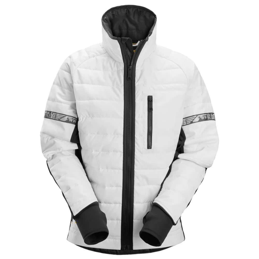 Snickers 8107 Allroundwork 37.5 Geïsoleerde Dameswerkjas 0904 White Black