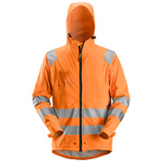 Snickers 8233 High-Vis Regenwerkjas Pu Klasse 3 5500 High Visibility Orange