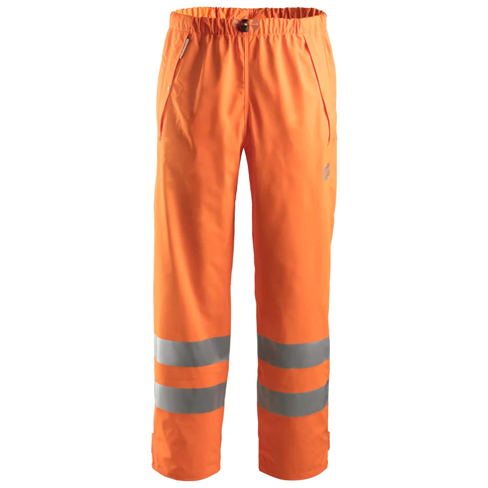 Snickers 8243 High-Vis Regenbroek Pu Klasse 2 5500 High Visibility Orange