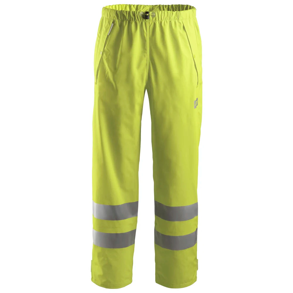 Snickers 8243 High-Vis Regenbroek Pu Klasse 2 6600 High Visibility Yellow