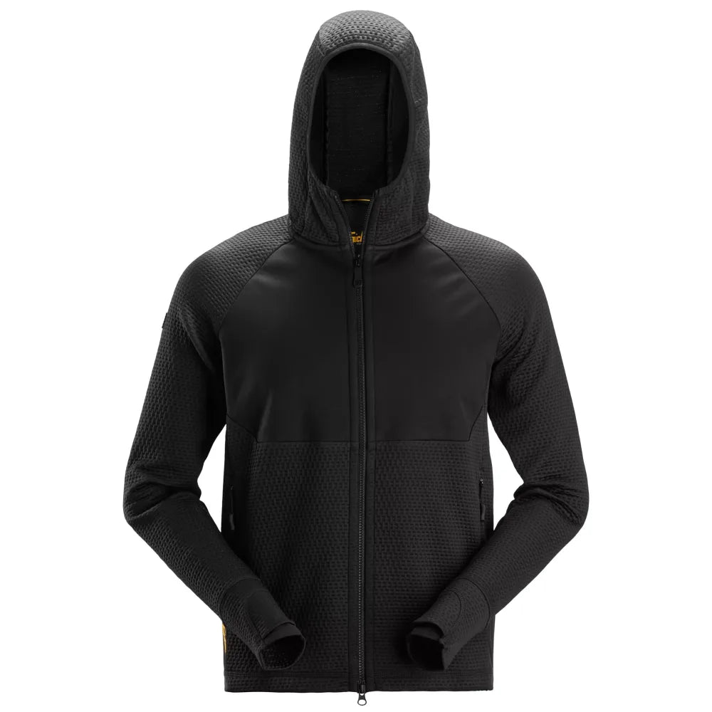 Snickers 8405 Flexiwork Tussenlaag Hoodie Met Rits 0404 Black Black