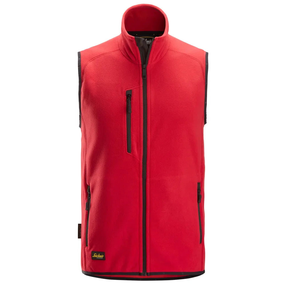 Snickers 8424 Polartec Shed Less Fleece Bodywarmer 1600 Chili Red