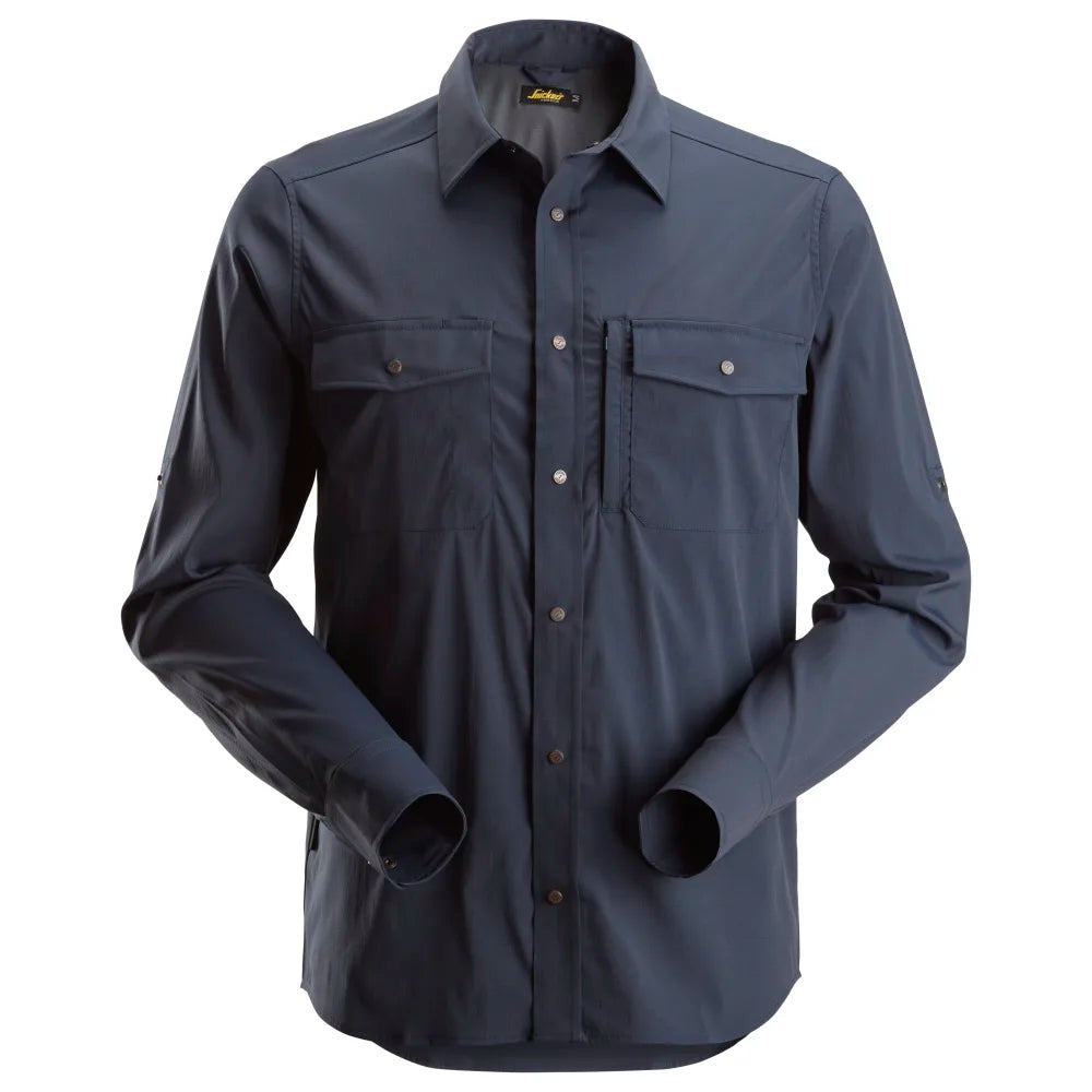 Snickers 8521 Litework Overhemd Met Lange Mouwen 9500 Navy