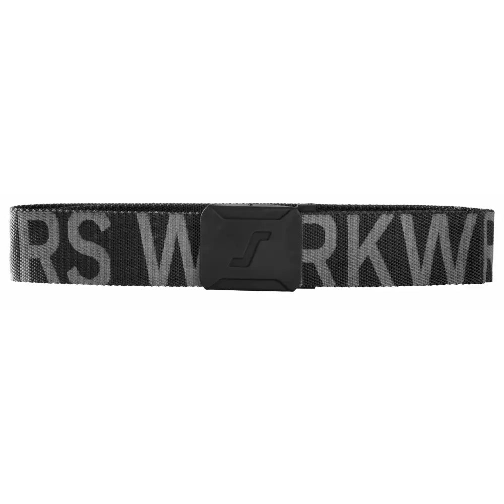 Snickers 9004 Riem Met Logo 0458 Black Steel Grey
