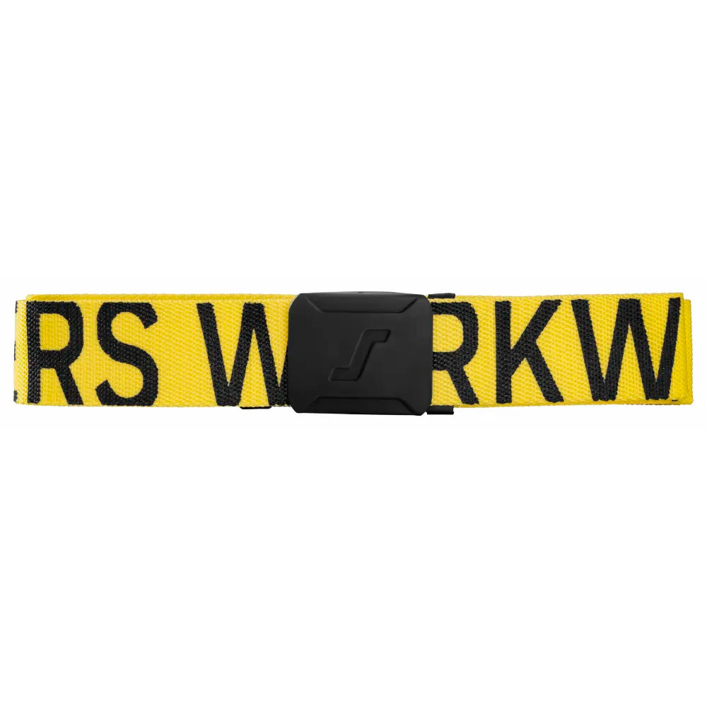 Snickers 9004 Riem Met Logo 0604 Yellow Black