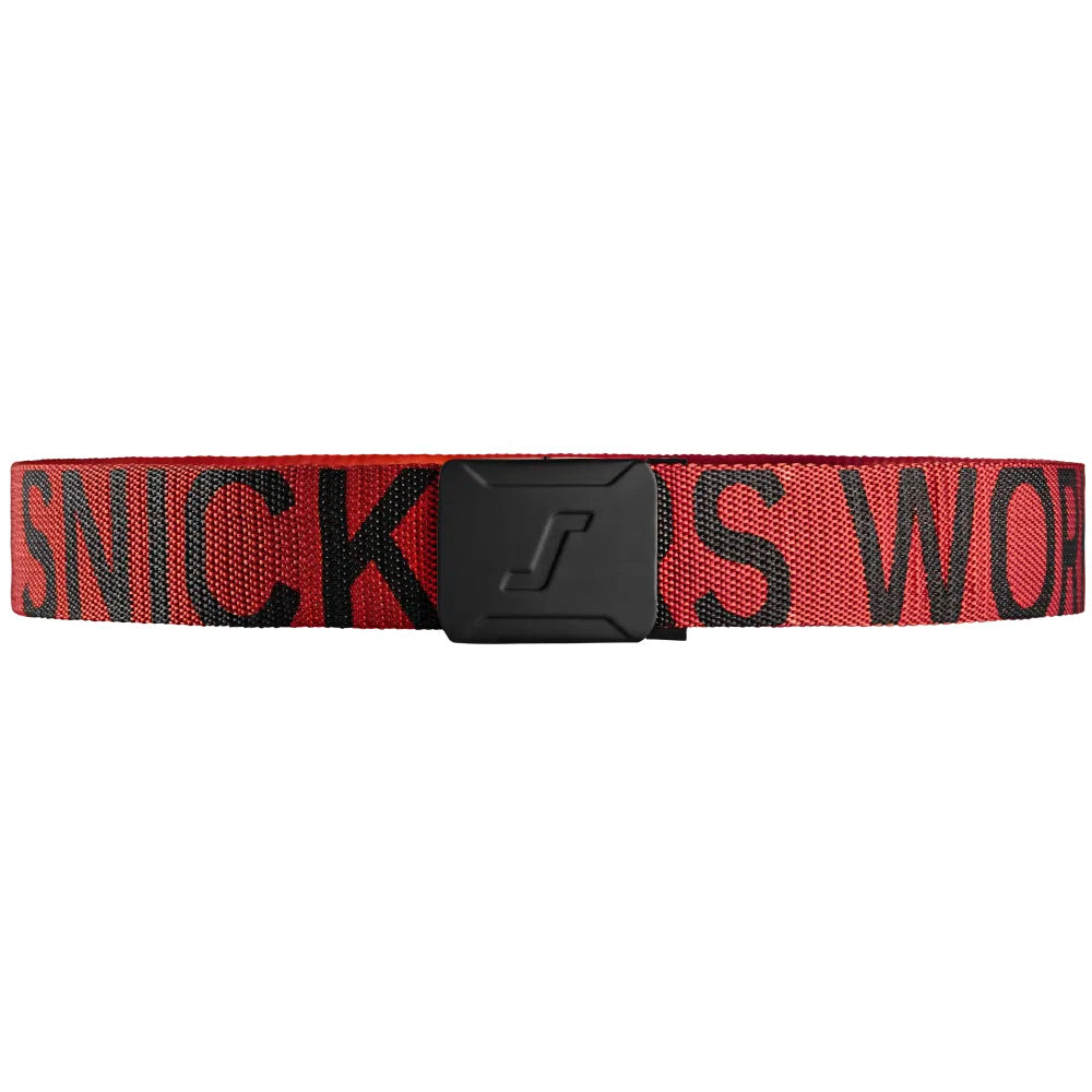 Snickers 9004 Riem Met Logo 1604 Chili Red Black