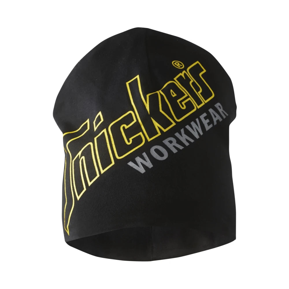 Snickers 9017 Allroundwork Katoenen Bedrukte Beanie 0400 Black
