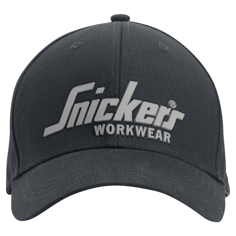 Snickers 9041 Logo Cap 0404 Black Black