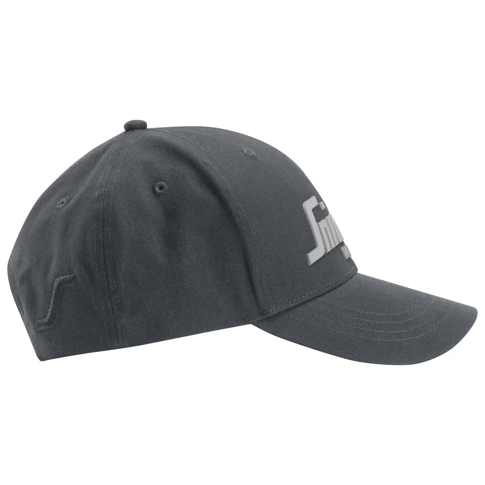 Snickers 9041 Logo Cap 5804 Steel Grey Black