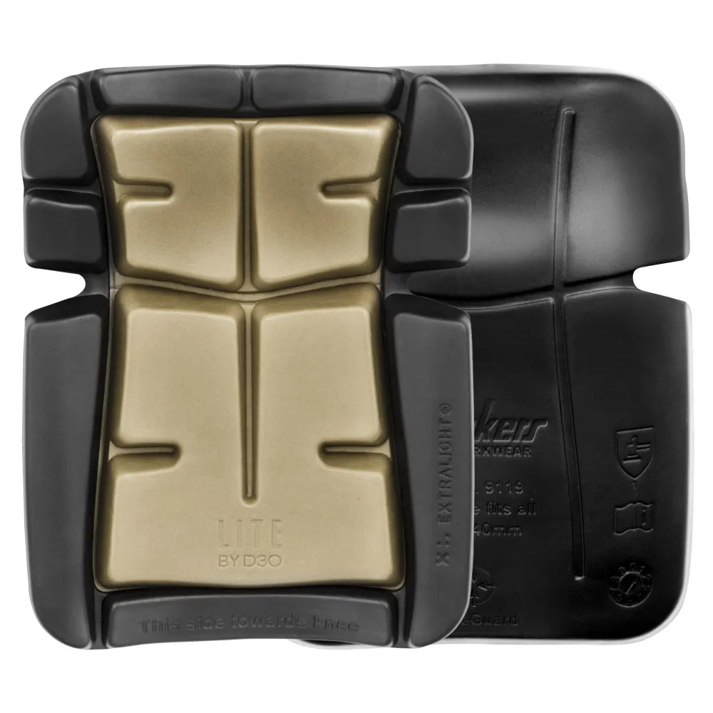 Snickers 9119 D3O Lite Vloerleggers Kniebeschermers 0414 Black Sand