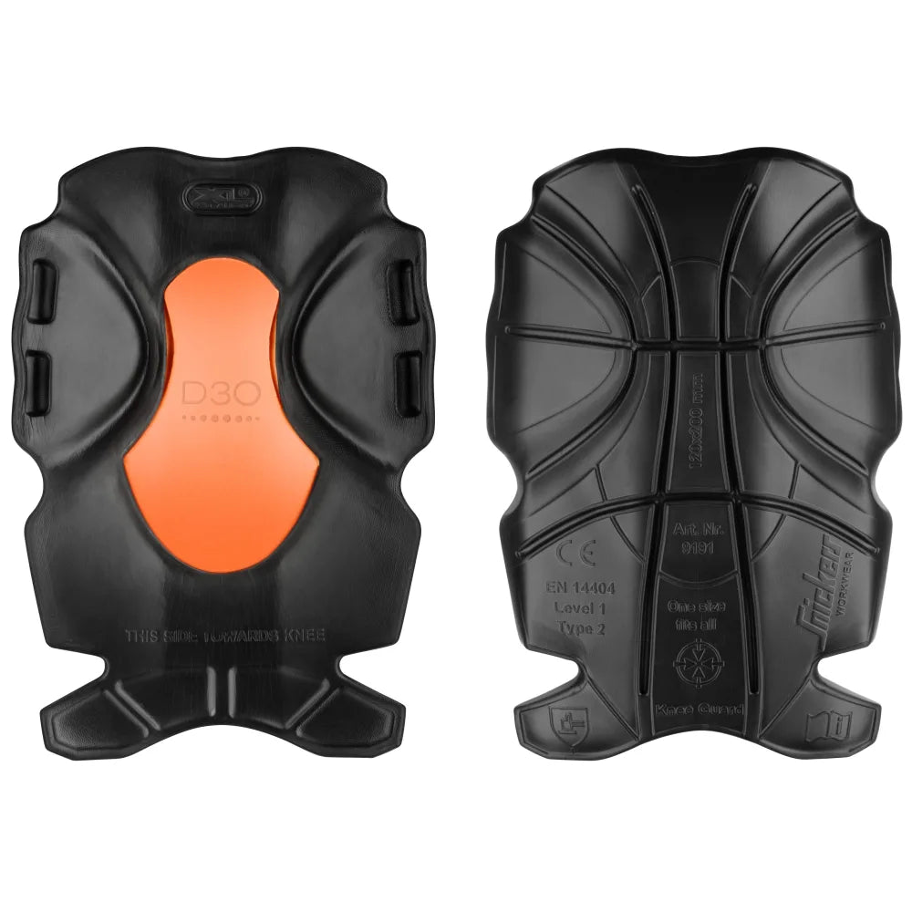 Snickers 9191 Xtr D3O Kniebeschermers 0405 Black Orange
