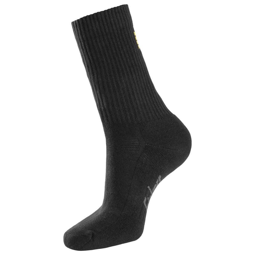 Snickers 9214 Katoenen Sokken 3-Pack 0400 Black