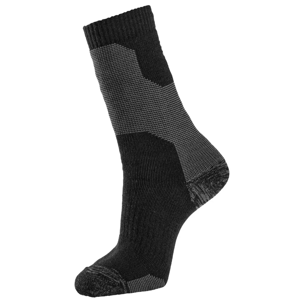 Snickers 9227 Zware Wollen Sokken 0458 Black Steel Grey