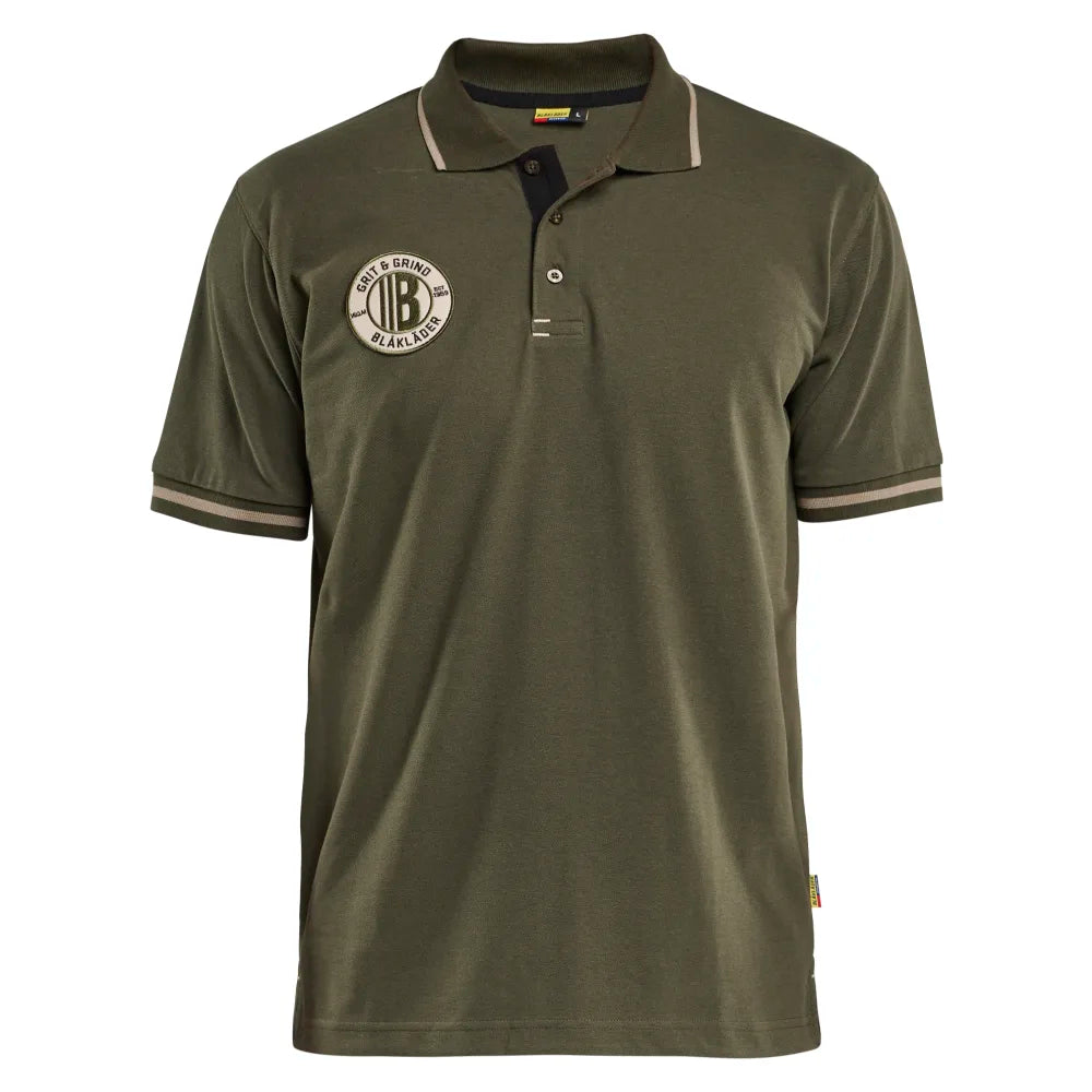 Blaklader 9402 1050 Poloshirt Grit & Grind Donker Herfstgroen