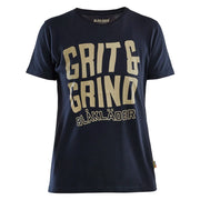 Blaklader 9409 1042 Dames T-Shirt Grit & Grind Donker Marineblauw