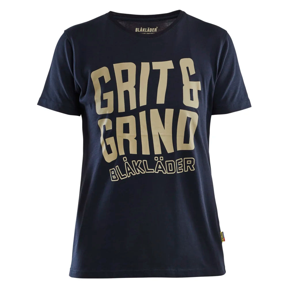 Blaklader 9409 1042 Dames T-Shirt Grit & Grind Donker Marineblauw