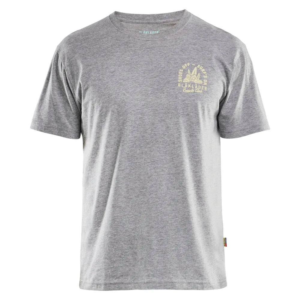 Blaklader 9419 1043 T-Shirt Blåkläder Beach Club Grijs Mêlee