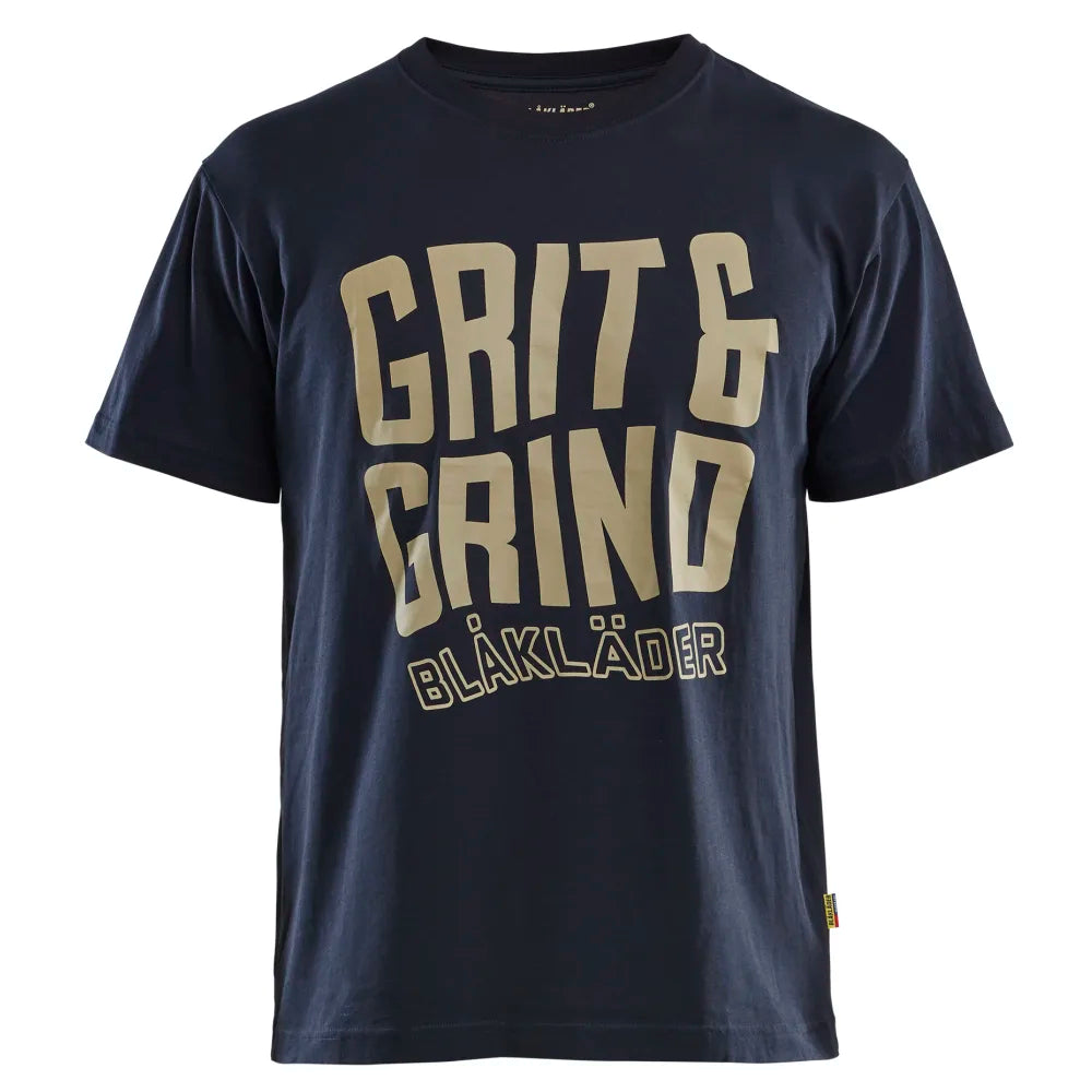 Blaklader 9421 1042 T-Shirt Grit & Grind Donker Marineblauw