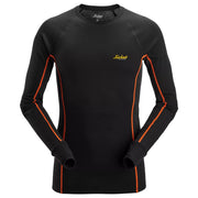 Snickers 9480 Merino Wollen Basislaag Stay Warm Top 0498 Black Anthracite Melange