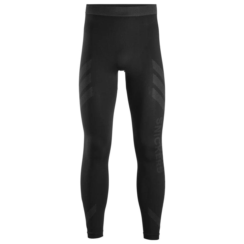 Snickers 9492 Naadloze Basislaag In Motion Legging 0418 Black Grey