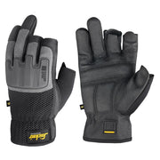 Snickers 9586 Power Open Handschoenen 0448 Black Stone Grey