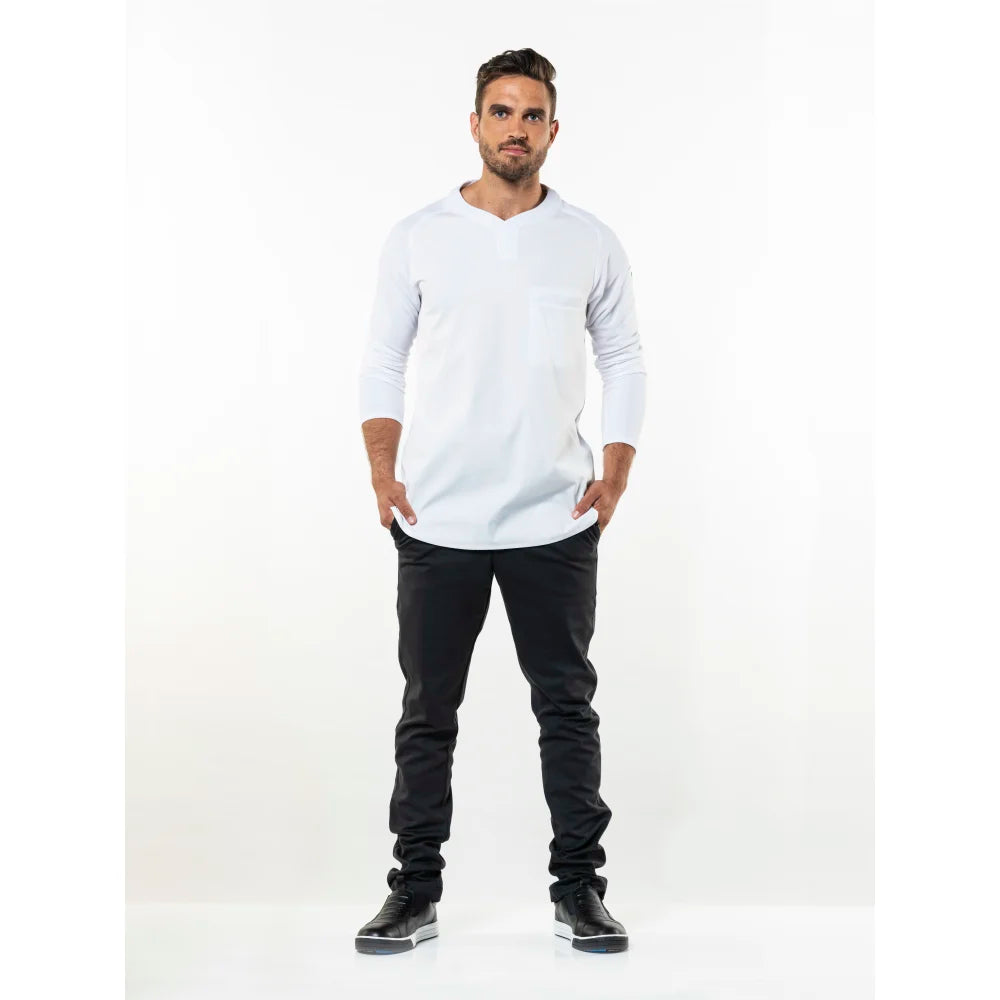 Chaud Devant Koksbuis T-Shirt Valente Fx White Ls Stretch