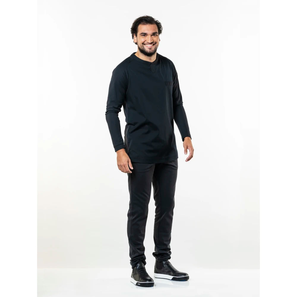 Chaud Devant Koksbuis T-Shirt Valente Fx Black Ls Stretch