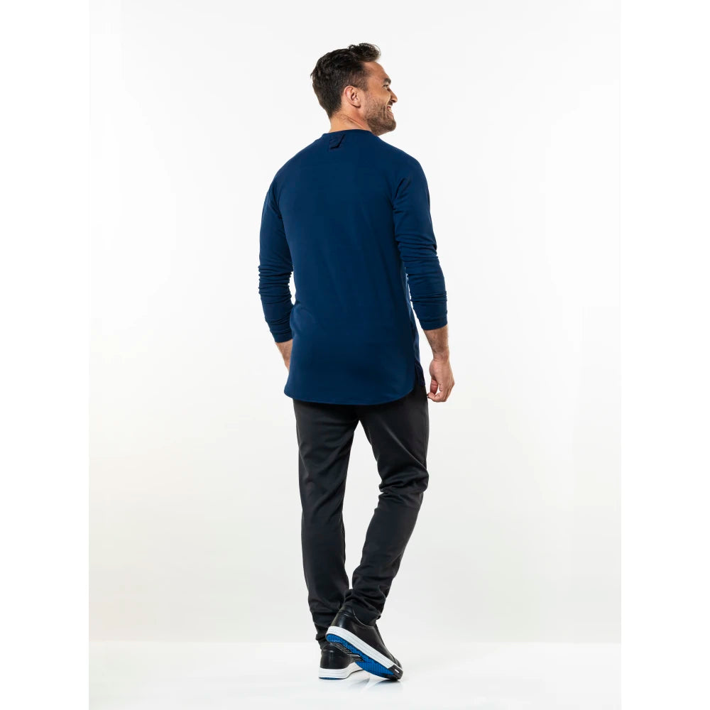 Chaud Devant Koksbuis T-Shirt Valente Fx Navy Ls Stretch
