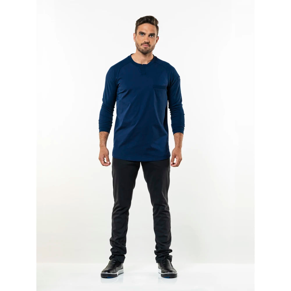 Chaud Devant Koksbuis T-Shirt Valente Fx Navy Ls Stretch