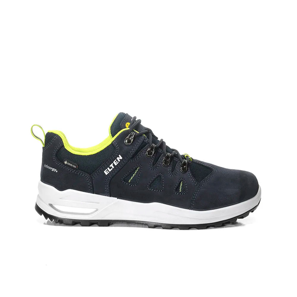 Elten Riley XXF GTX Blue-Lime Low O2 WR Werkschoenen