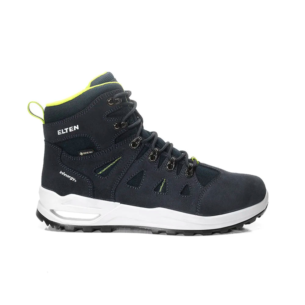 Elten Riley XXF GTX Blue-Lime Mid O2 WR Werkschoenen