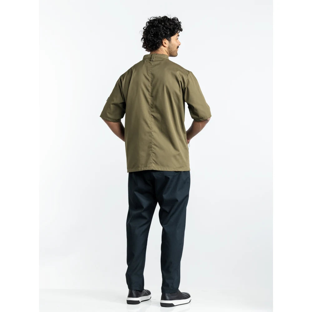 Chaud Devant Koksbuis Sabor Dark Olive Short Sleeve