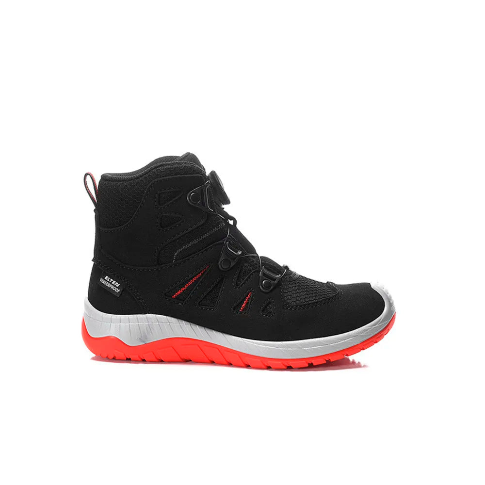 Elten Maddox Kids Boa Black-Red Mid Werkschoenen