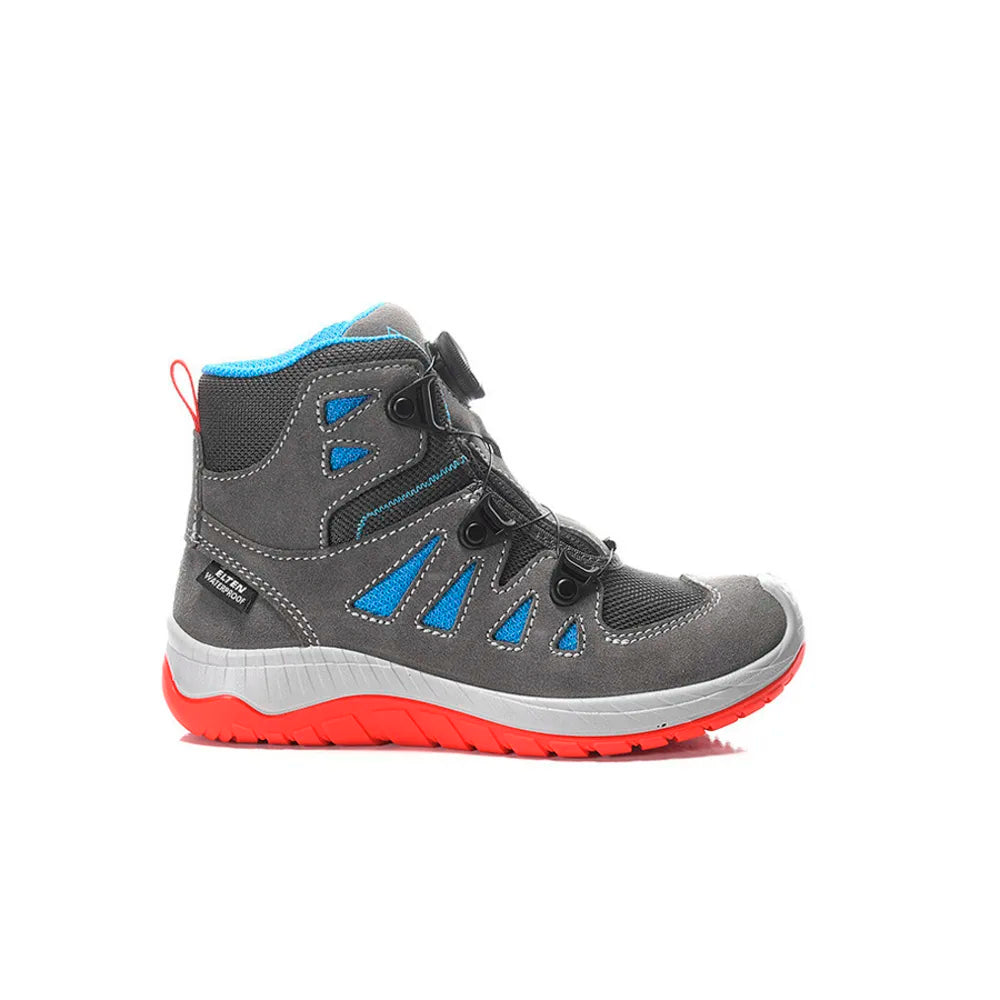 Elten Maddox Kids Boa Grey-Red Mid Werkschoenen