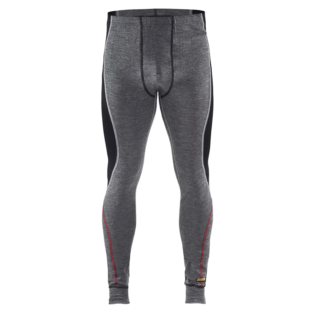 Blaklader 1845 1736 Lange Onderbroek Merinowol Xwarm Medium Grijs Zwart