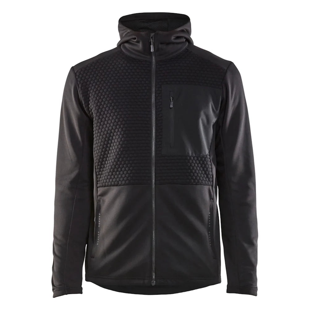 Blaklader 3540 2526 Hooded Sweatshirt Met Rits Zwart